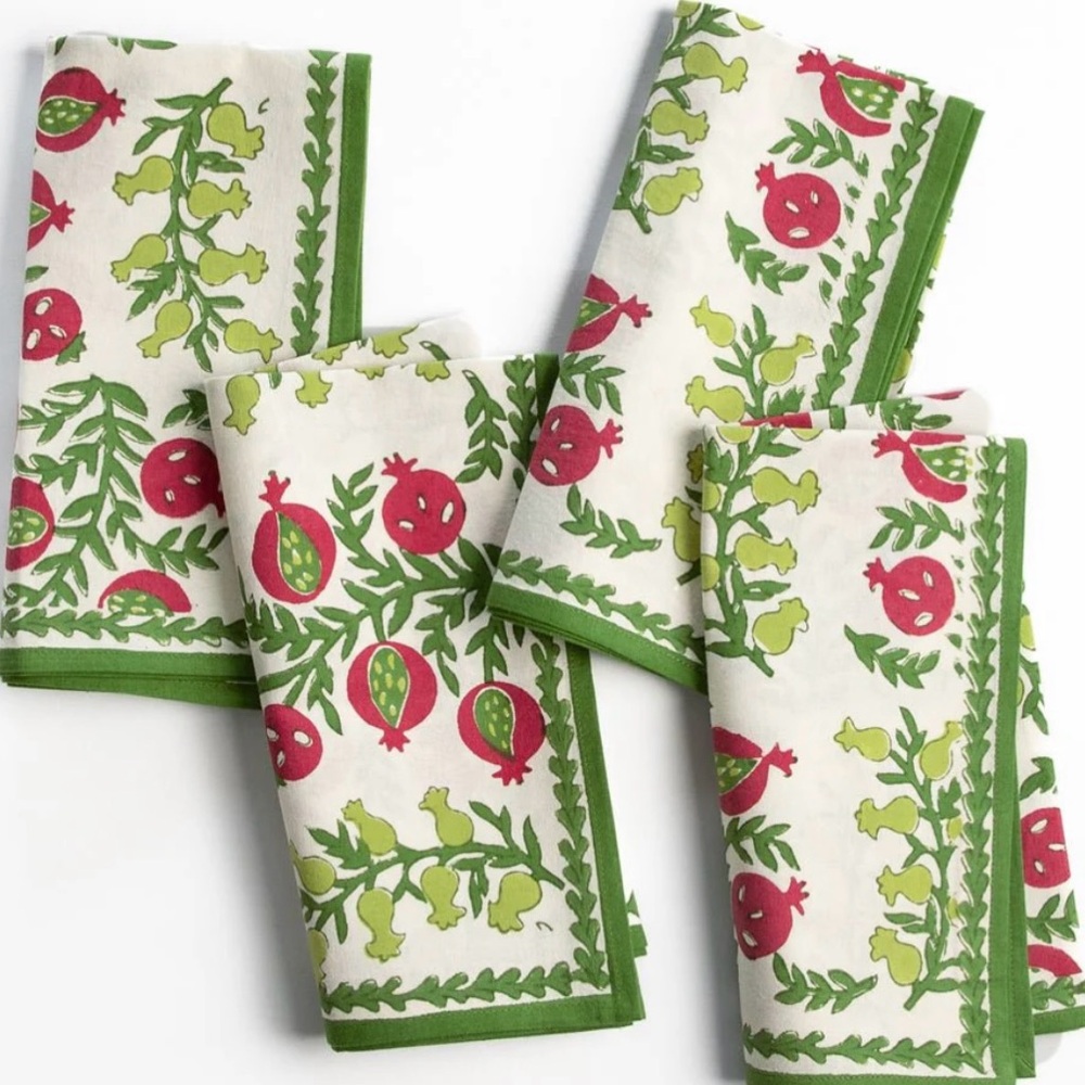 Pomegranate Bells Napkins